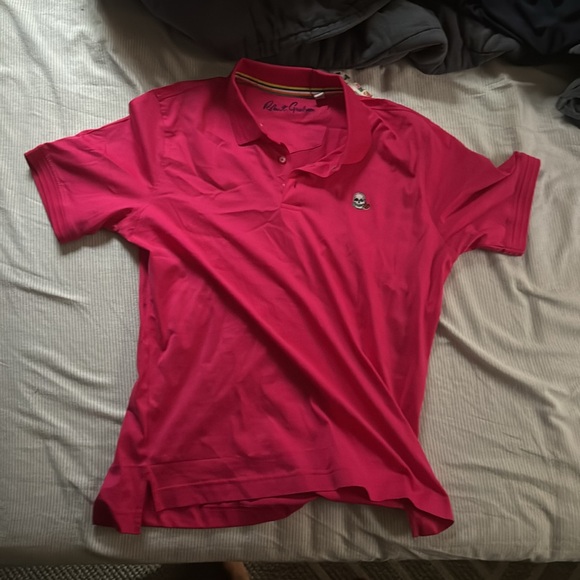 Unworn, Robert Graham pink polo, tag still on - Picture 2 of 3